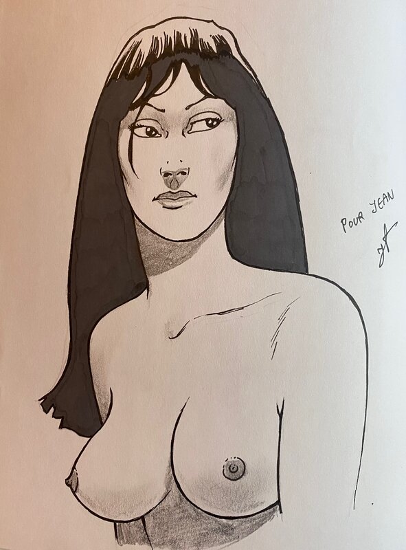 Jeronaton/Jean Torton, illustration originale, beauté Maya, 