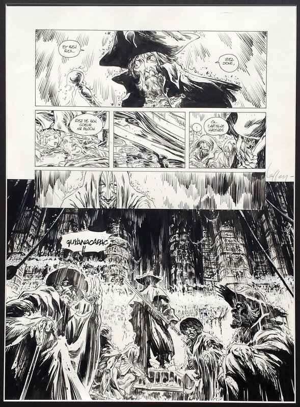 Mathieu Lauffray, Xavier Dorison, Long John Silver #1 - Lady Vivian Hastings, planche 6 - Planche originale