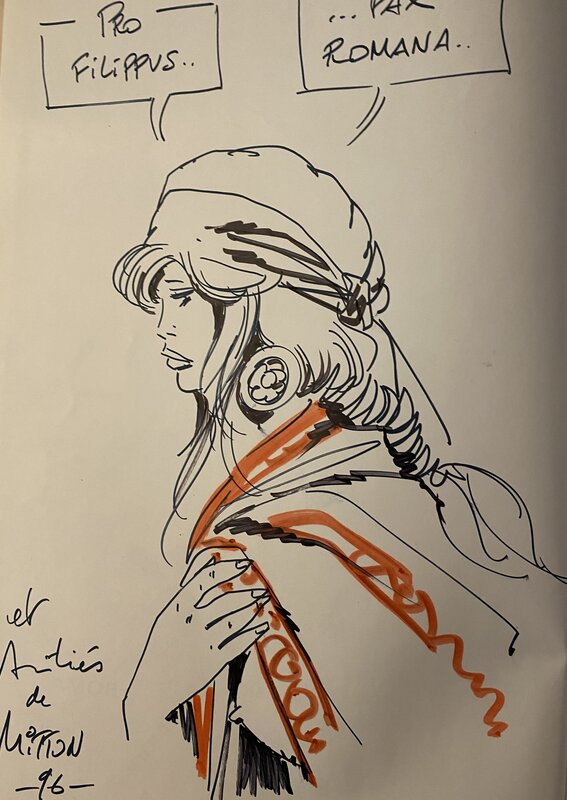 Jean-Yves Mitton, illustration originale, Ambre, Vae Victis T5, 