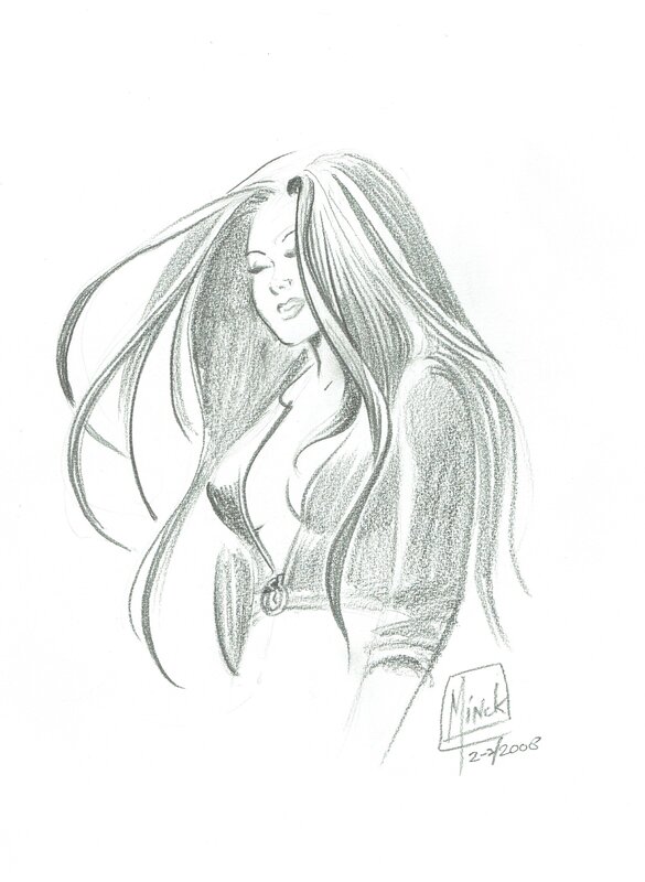 Nikky Saxx by Minck Oosterveer - Original Illustration
