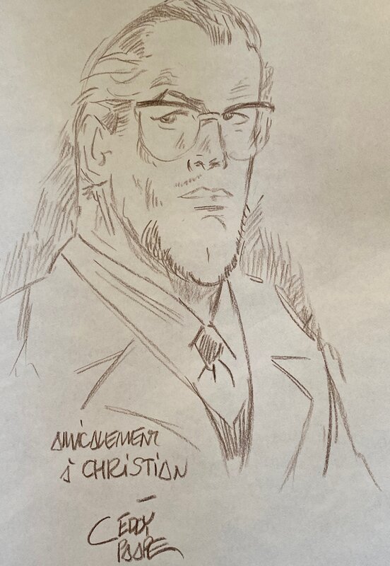 Eddy Paape, illustration originale, professeur Kala, 