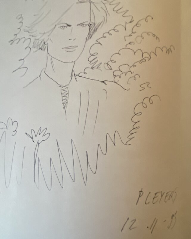 Jean Pleyers au dessin, Jacques Martin au scénario, illustration originale, Xan, 