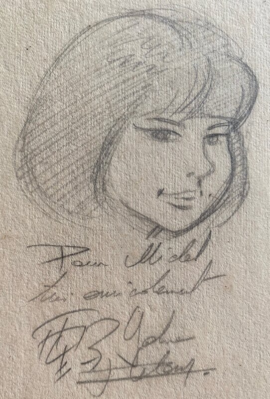 Roger Leloup, illustration originale,Yoko Tsuno, 