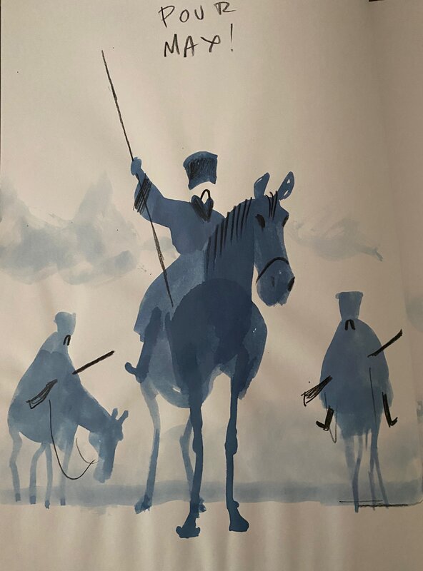 Simon Spruyt, illustration originale, Cosaques, 
