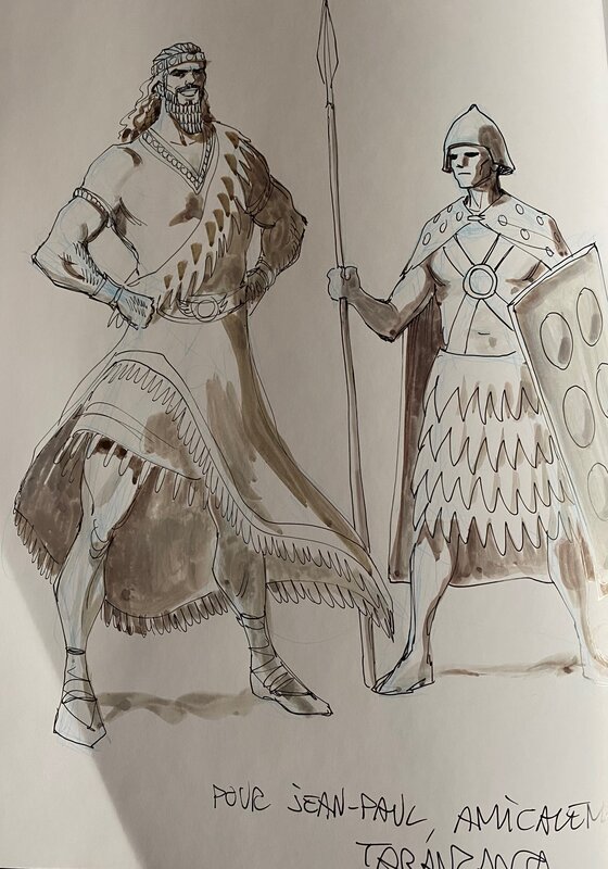 Pierre Taranzano, illustration originale, Gilgamesh, 