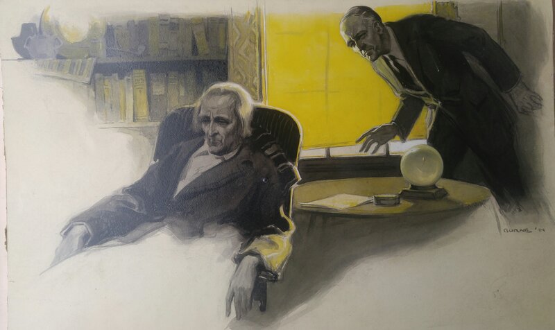Harry HA Burne, The Visitor - Ealy Boys Life Magazine Illio. - Planche originale