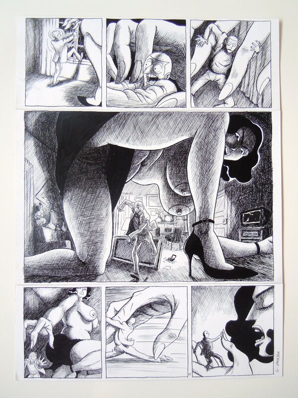 Mardon - Incognito T1 - Planche originale 49 - Planche originale