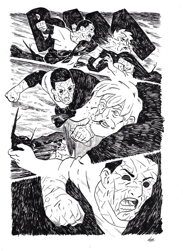 For sale - Kim GÉRARD – DÉLIVRANCE – PLANCHE ORIGINALE 10 - Comic Strip