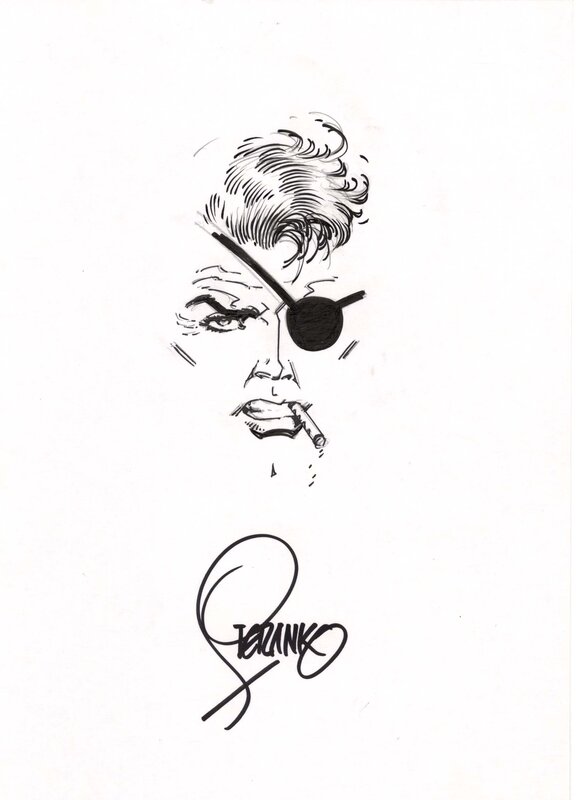 Nick Fury par Jim Steranko - Illustration originale