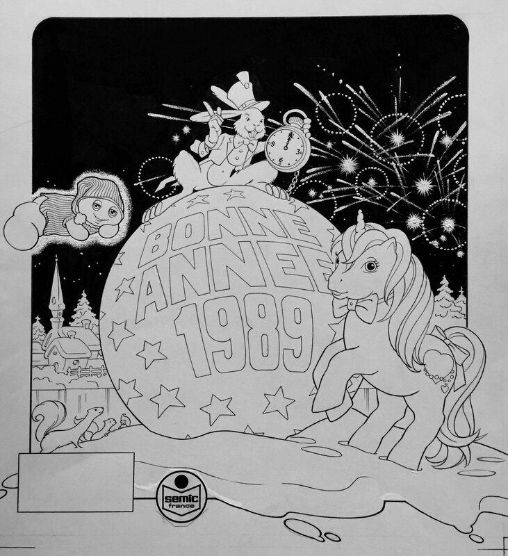 Tota, mon petit Poney#5, couverture, 1989. - Couverture originale