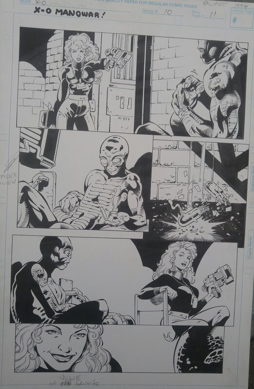 X-O Manowar #10 by Mike Leeke, Tom Ryder - Comic Strip