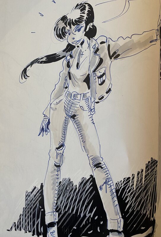 Jaap De Boer, illustration originale, Bambou,