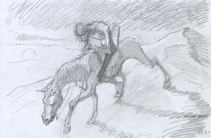 Paul et Gaétan Brizzi, Don Quichotte de la Manche - Original art
