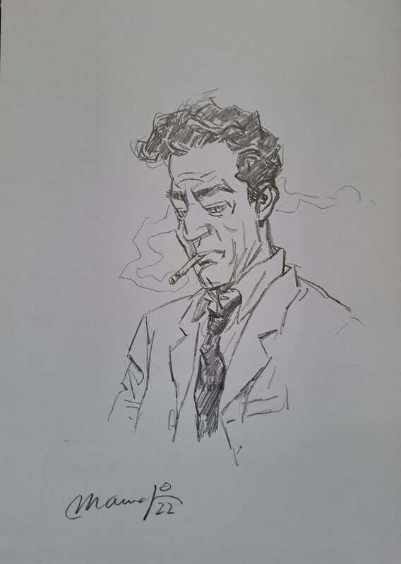 Donaldo Reynoso by Domingo Mandrafina - Sketch