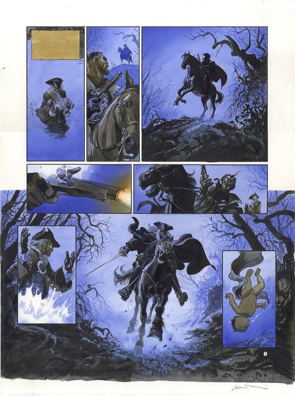 Enrico Marini, Stephen Desberg, Le Scorpion: Tome 2 - planche 4 - Planche originale