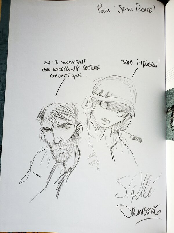 Serge Pellé, Sylvain Runberg, ORBITAL  T7 IMPLOSION - Sketch