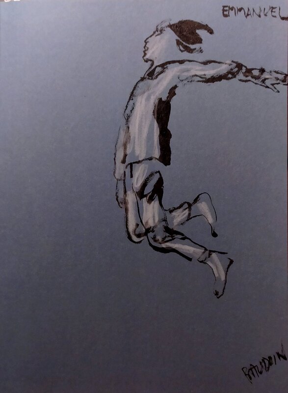 Edmond Baudoin, Au pied des étoiles 2024Avr14 - Sketch