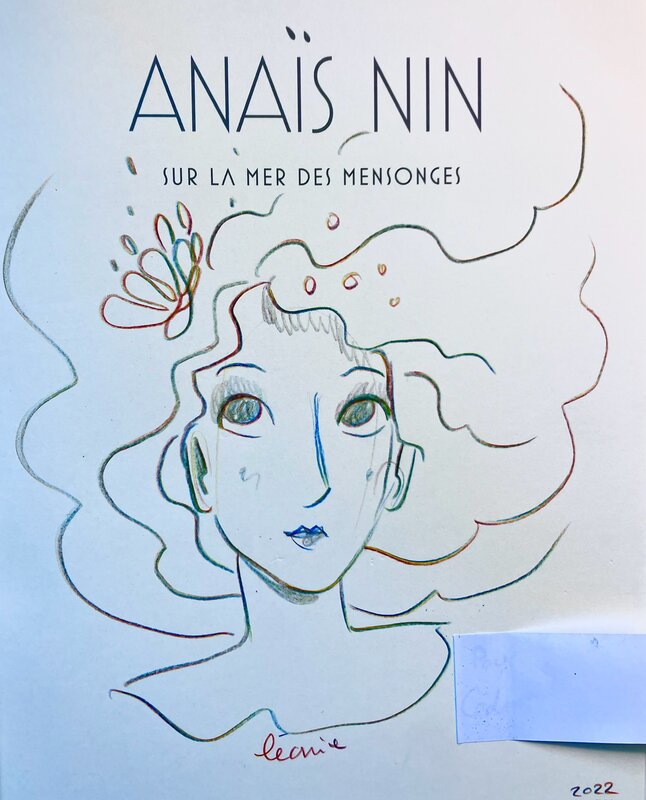 Dédicace Anaïs Nin by Léonie Bischoff - Sketch