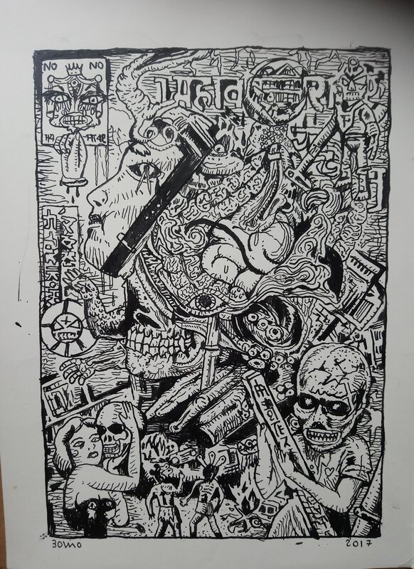 No No by Pakito Bolino - Original Illustration