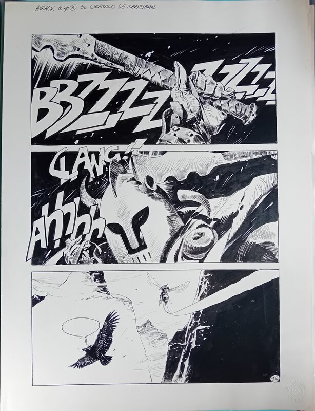 Enrique Breccia, Avrack. Chapitre 3 L’oracle de Zanzibar. El oraculo de Zanzibar - Comic Strip