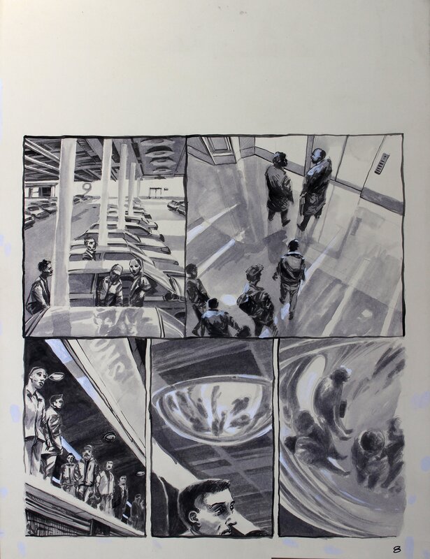 Ivan Brun, Les Sentinelles page 8 / Contre Carré n°1 - Comic Strip