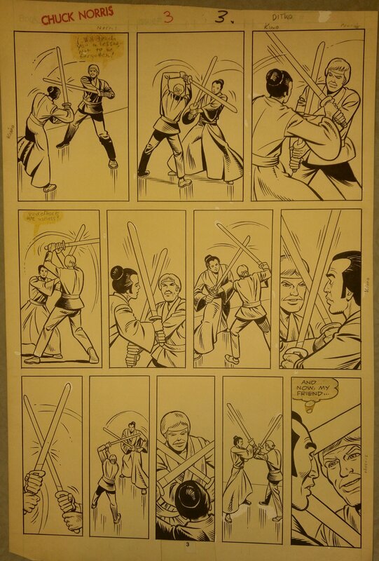 Steve Ditko, Karate Commandos - Chuck Norris #3 - Comic Strip