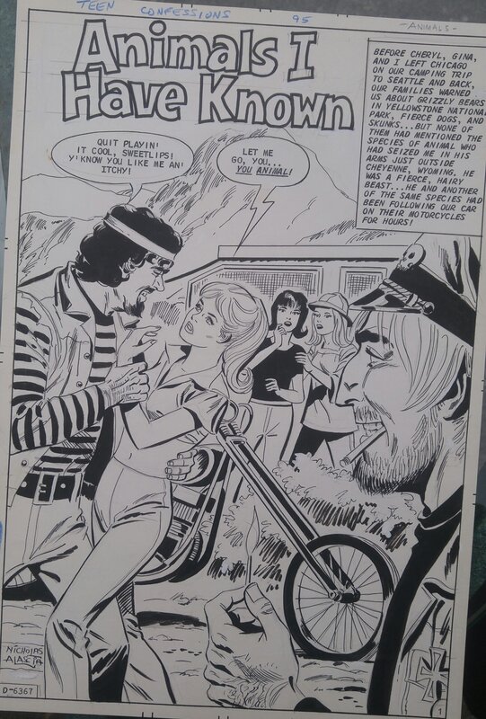 Charles Nicolas, Vince Alascua, Teen Confessions #95 Romance - Comic Strip