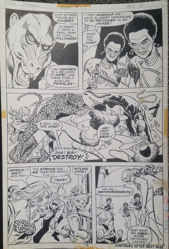 Ross Andru, Shanna the She Devil #3 - Comic Strip