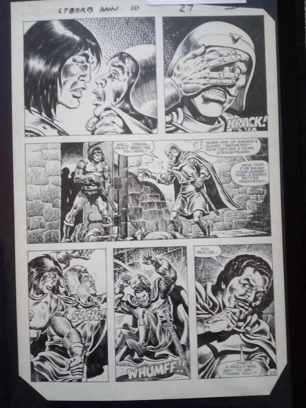Conan / ernie chan - Planche originale