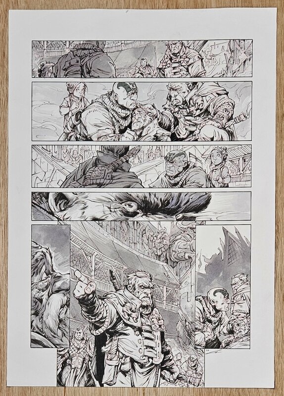 For sale - Pierre-Denis Goux, Nains tome 21 planche 57 - Comic Strip
