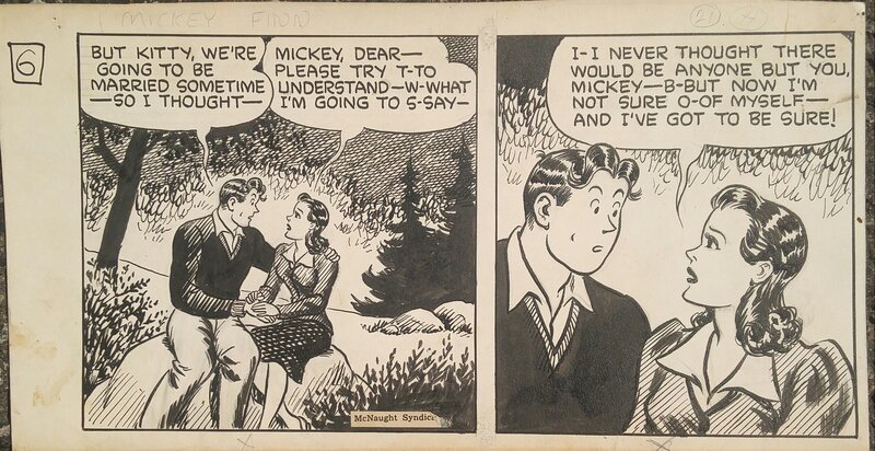 Mickey Finn par Lank Leonard - Planche originale