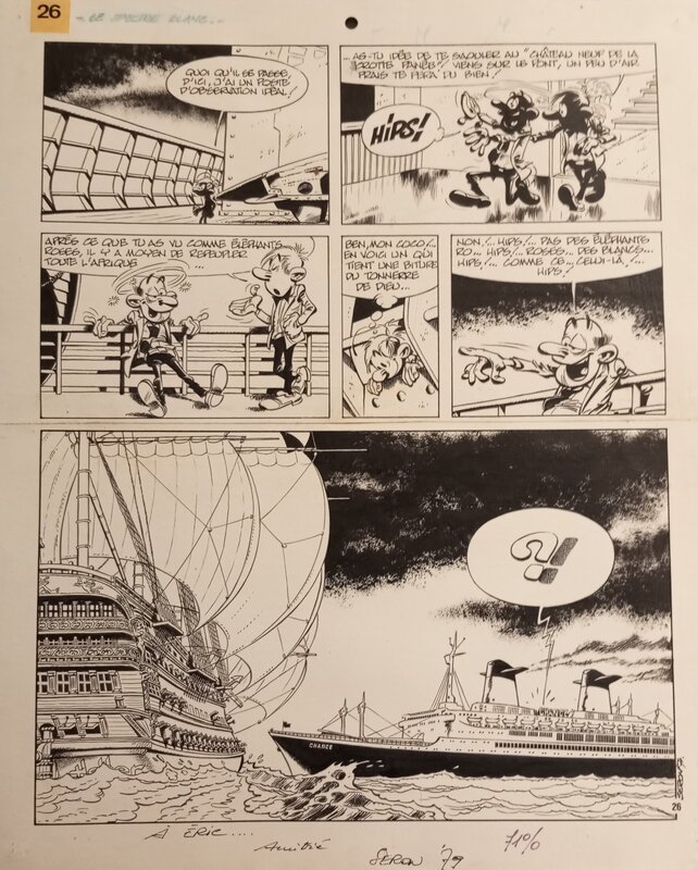 Pierre Seron, Une histoire de pirates et de mecs bourrés - Comic Strip