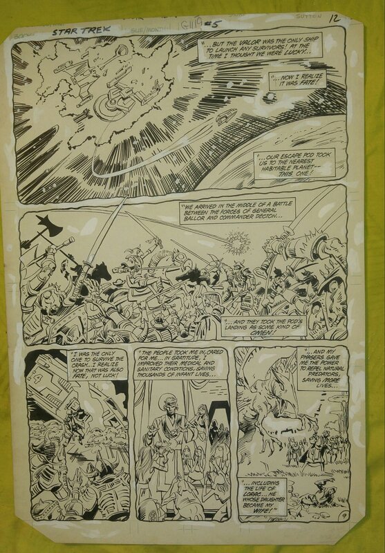 Tom Sutton, Sal Amendola, Star Trek #5. DC Series - Mortal Gods - Comic Strip