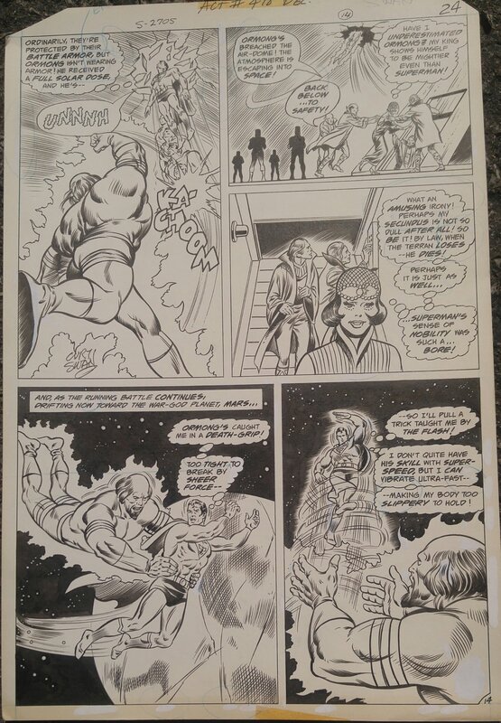 Curt Swan, Frank Chiaramonte, Action #478 DC comics - Planche originale