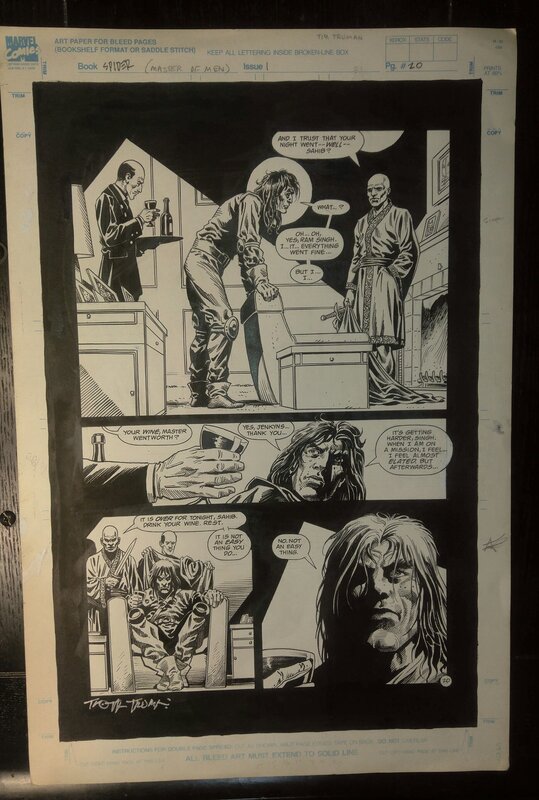 Timothy Truman, Enrique Quique Alcatena, The Spider - master of Men #1 - Comic Strip