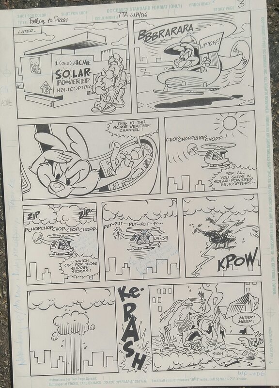 Falling to Pizzas by unknown - Comic Strip