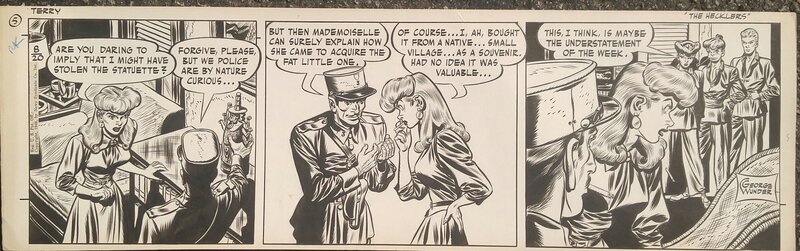 George Wunder, Terry and the Pirates - Comic Strip