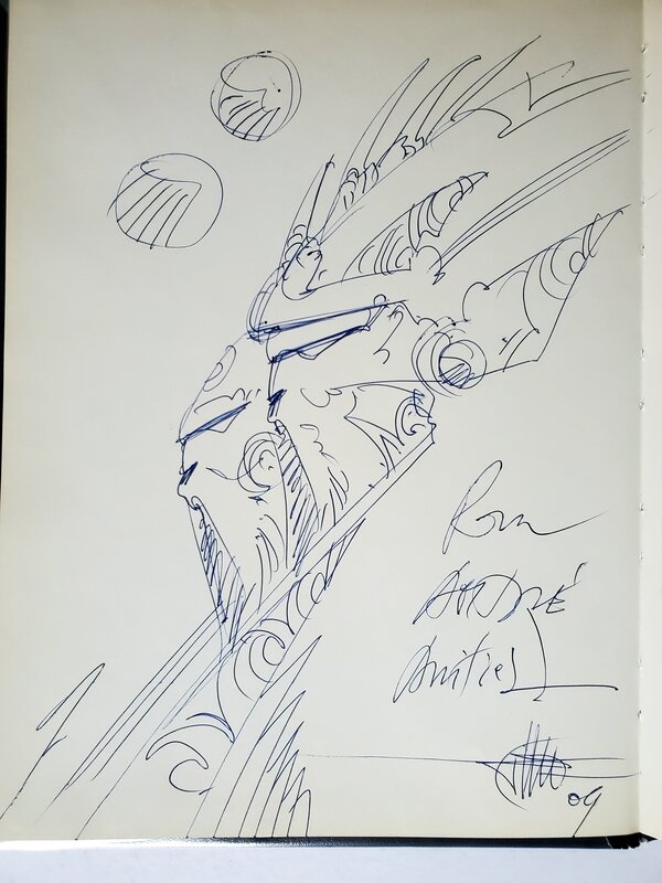 Philippe Druillet, LONE SLOANE  T3 DELIRIUS - Sketch