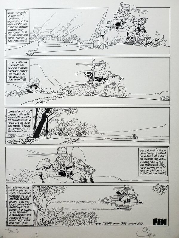 Gine, NEIGE   T3 L'AUBE ROUGE - Comic Strip