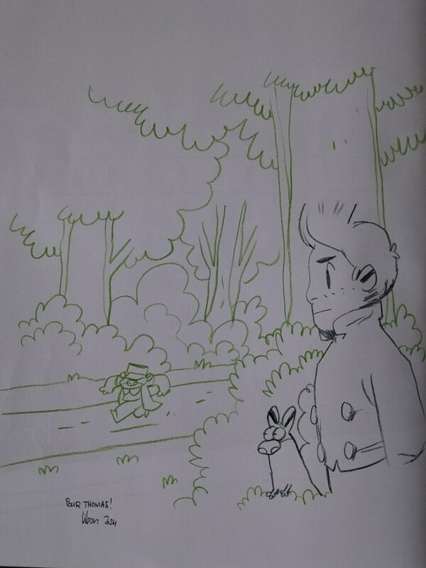 Libon, Spirou chez les fous - Sketch