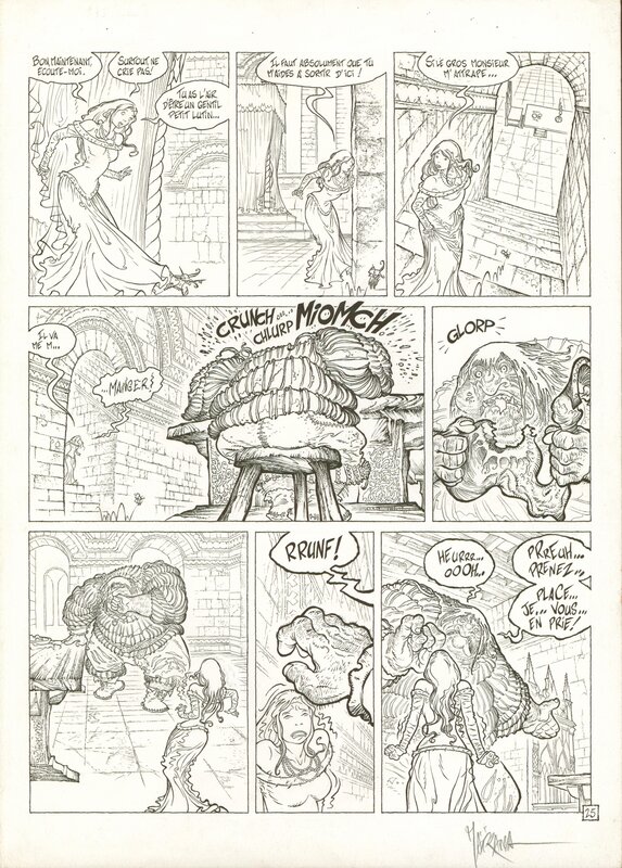 For sale - Bruno Maïorana, Garulfo tome 4 planche 25 - Comic Strip