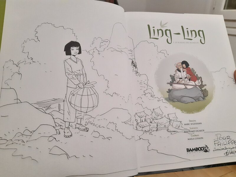 Ling ling par Marc N'Guessan - Dédicace
