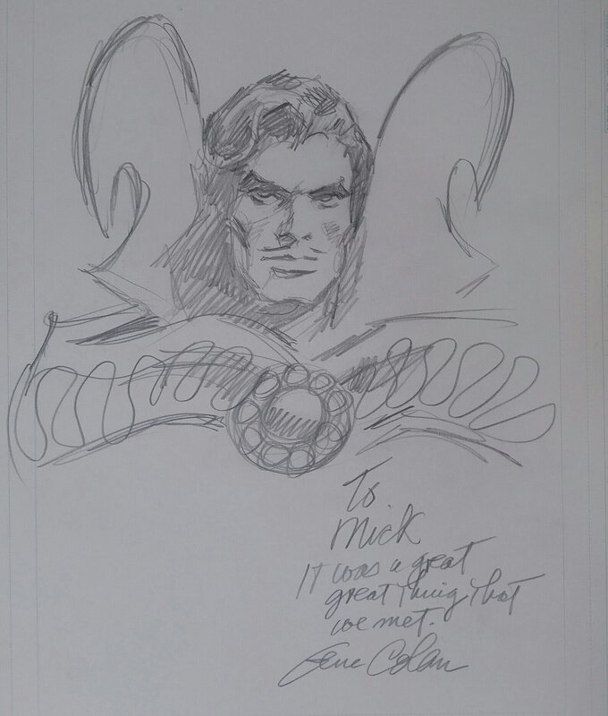 Gene Colan sketch Dr.Strange - Dédicace