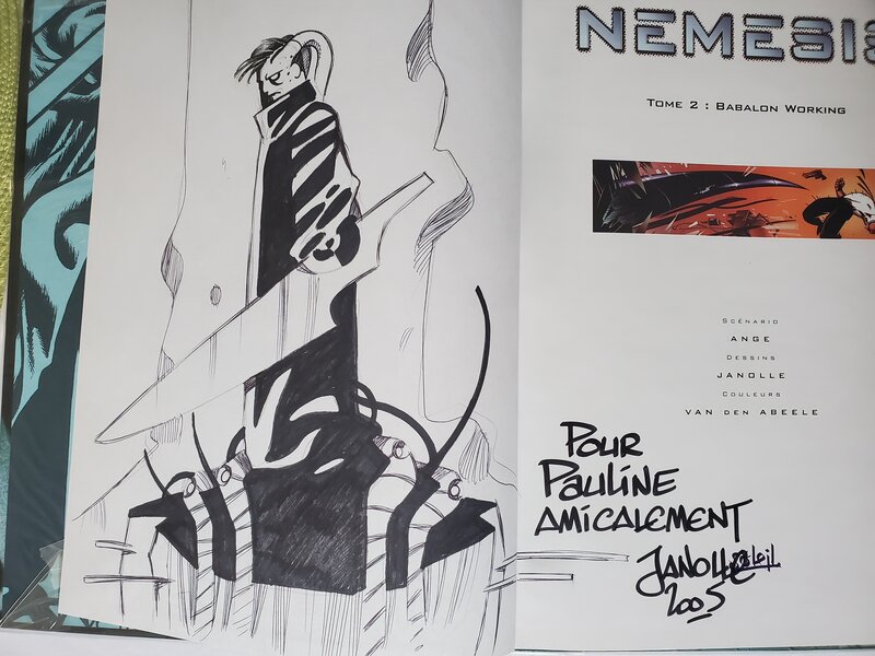 Alain Janolle, NEMESIS  T2 BABALON WORKING - Sketch