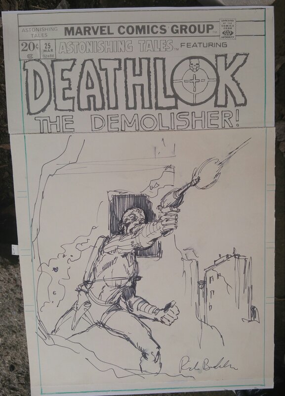 Deathlock par Rich Buckler - Planche originale