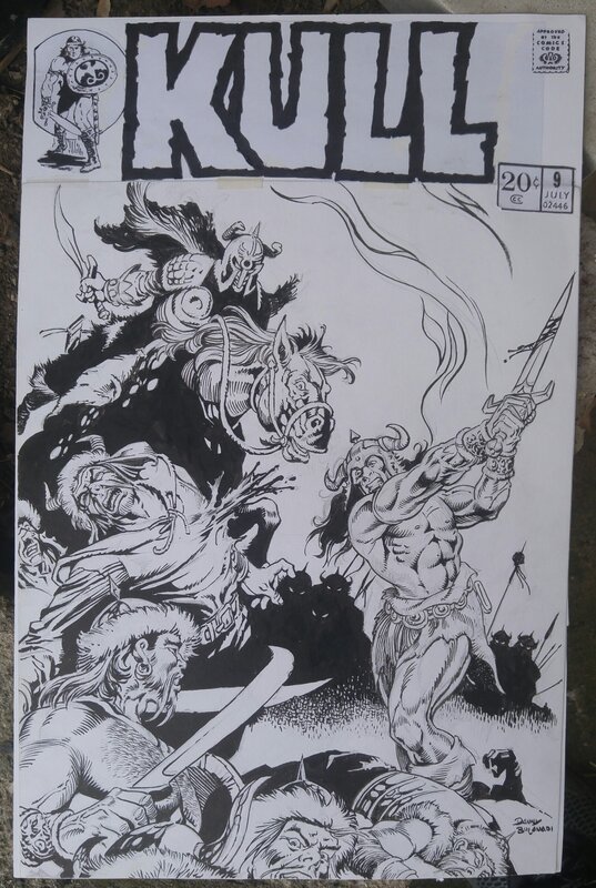 Danny Bulandi, Kull Cover.  (mock up commission) - Comic Strip