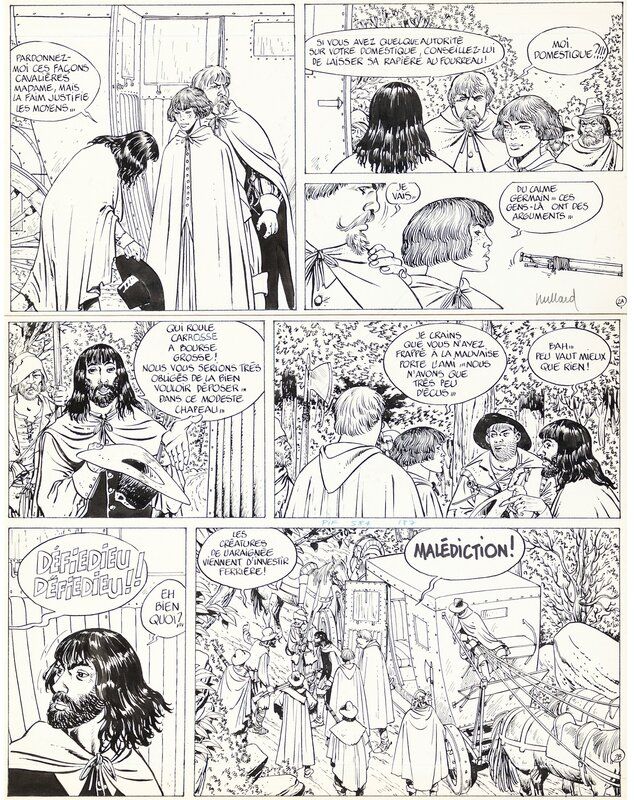 André Juillard, Patrick Cothias, Masquerouge - Le Fantôme - Planche originale