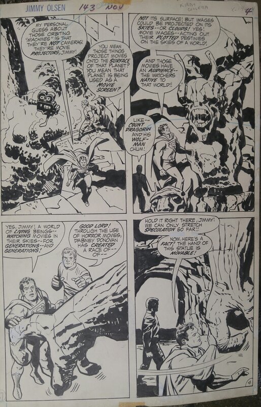 Jack Kirby, Murphy Anderson, Vince Colletta, Superman's Pal Jimmy Olsen 143 p.4 - Comic Strip