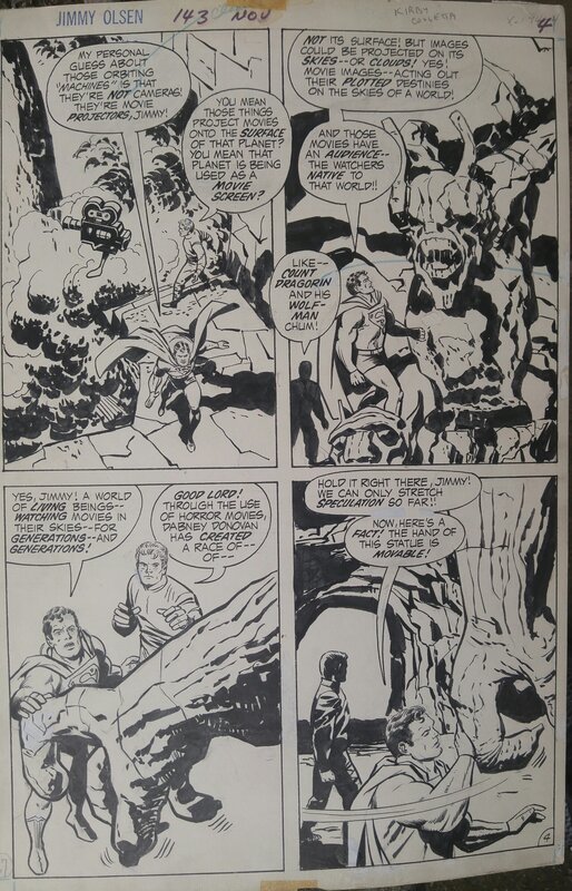 Jack Kirby, Murphy Anderson, Vince Colletta, Superman's Pal Jimmy Olsen 143 p.4 - Planche originale