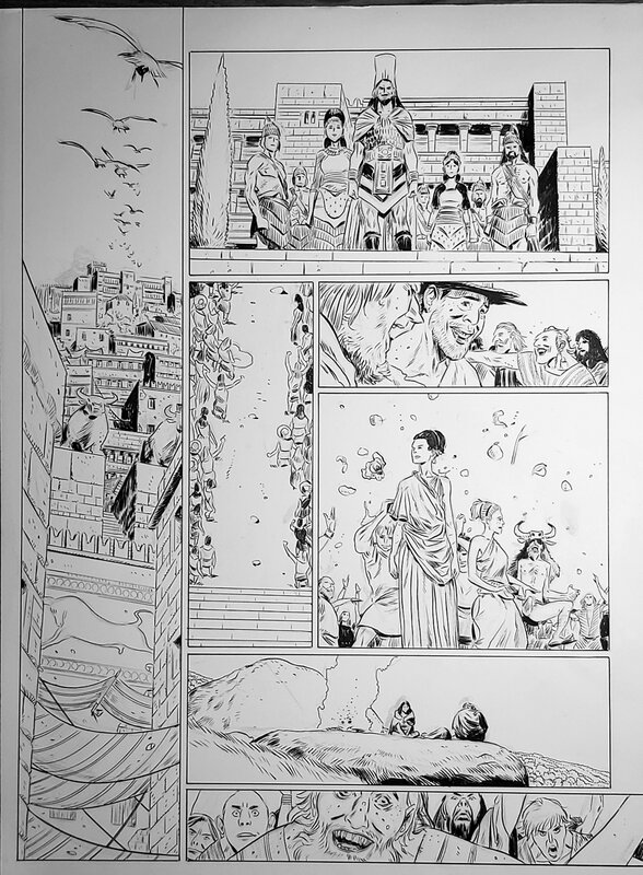 For sale - Les feux de Thésée by Francesco Trifogli - Comic Strip